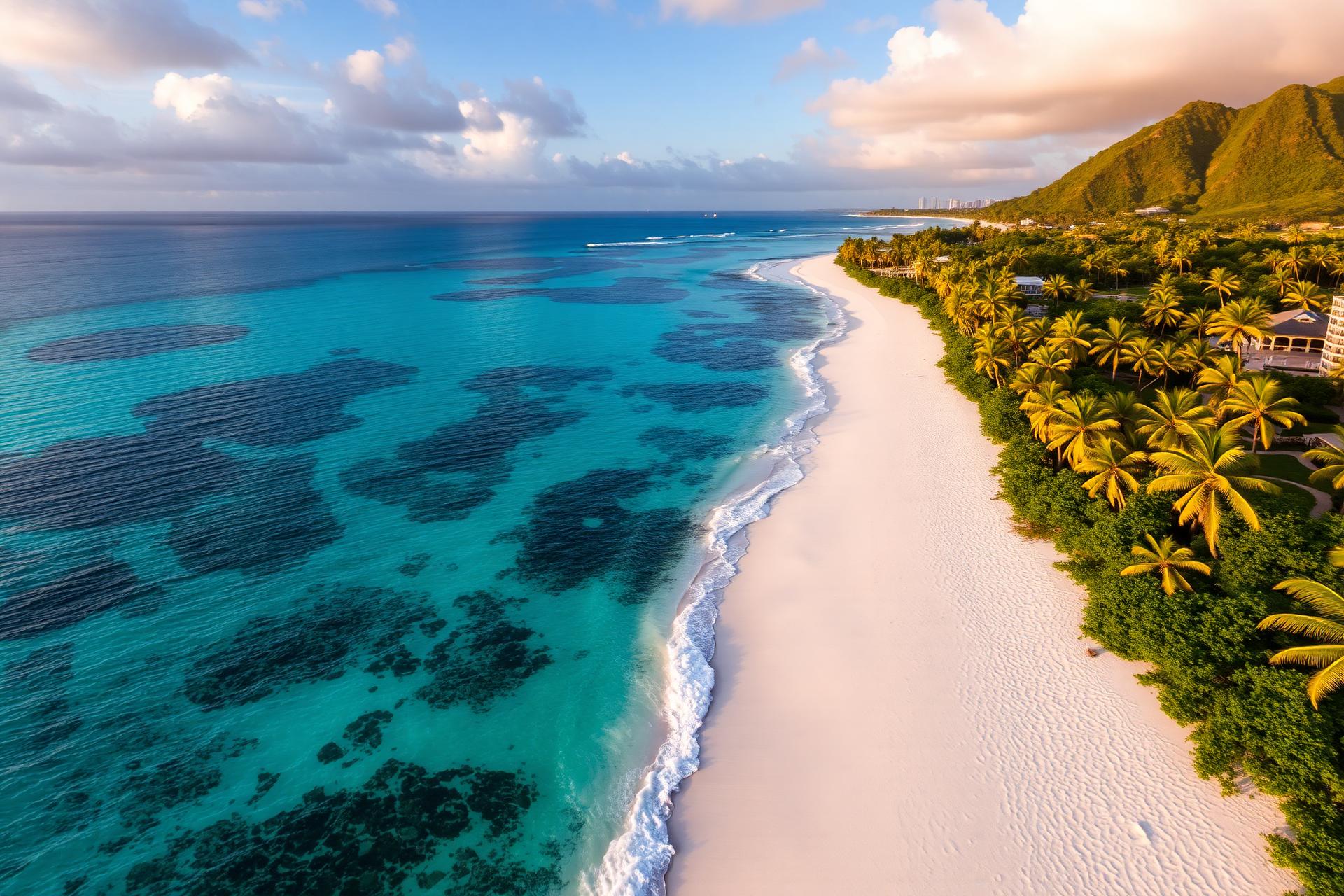 Tropical beach paradise